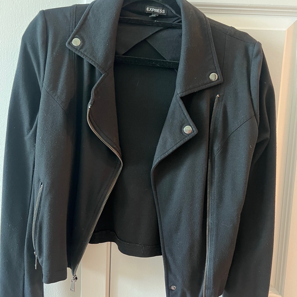Express Black Moto Jacket